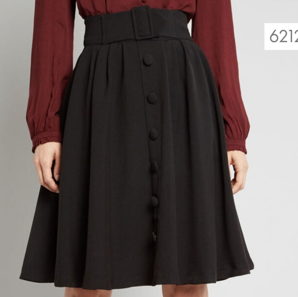 Modcloth Midi Skirt XS